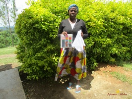 Birungi Angella toilor with her needy packet NC1739 from Dannel (7)